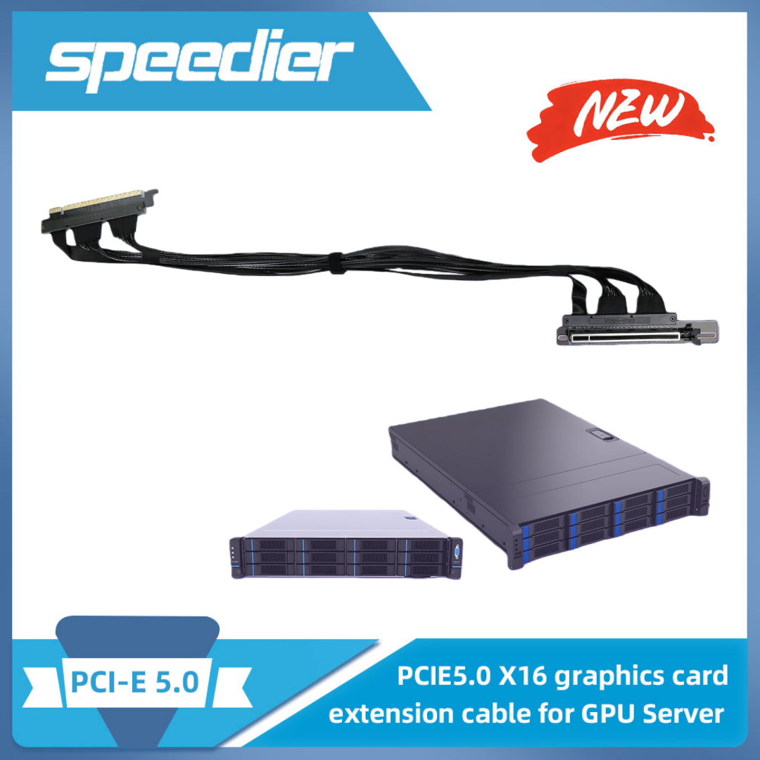 Pcie 5.0 Gpu Riser Cable - Kabel przedłużający karty graficznej GPU Server